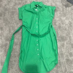 Green banana republic dress